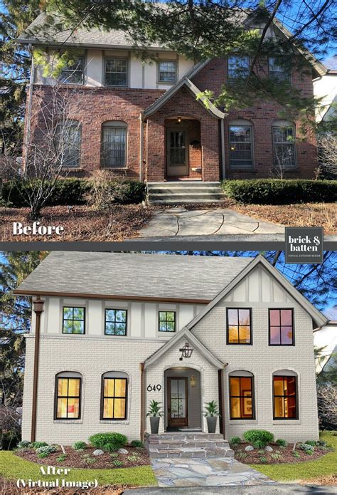 tudor remodel before and after.